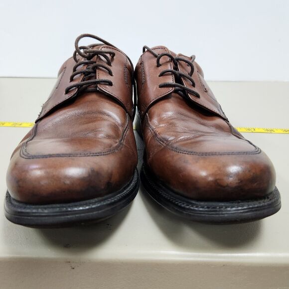 Rockport Mens Charles Road Apron Toe Oxford Shoe Size 9.5 Leather V82592 - Picture 10 of 14